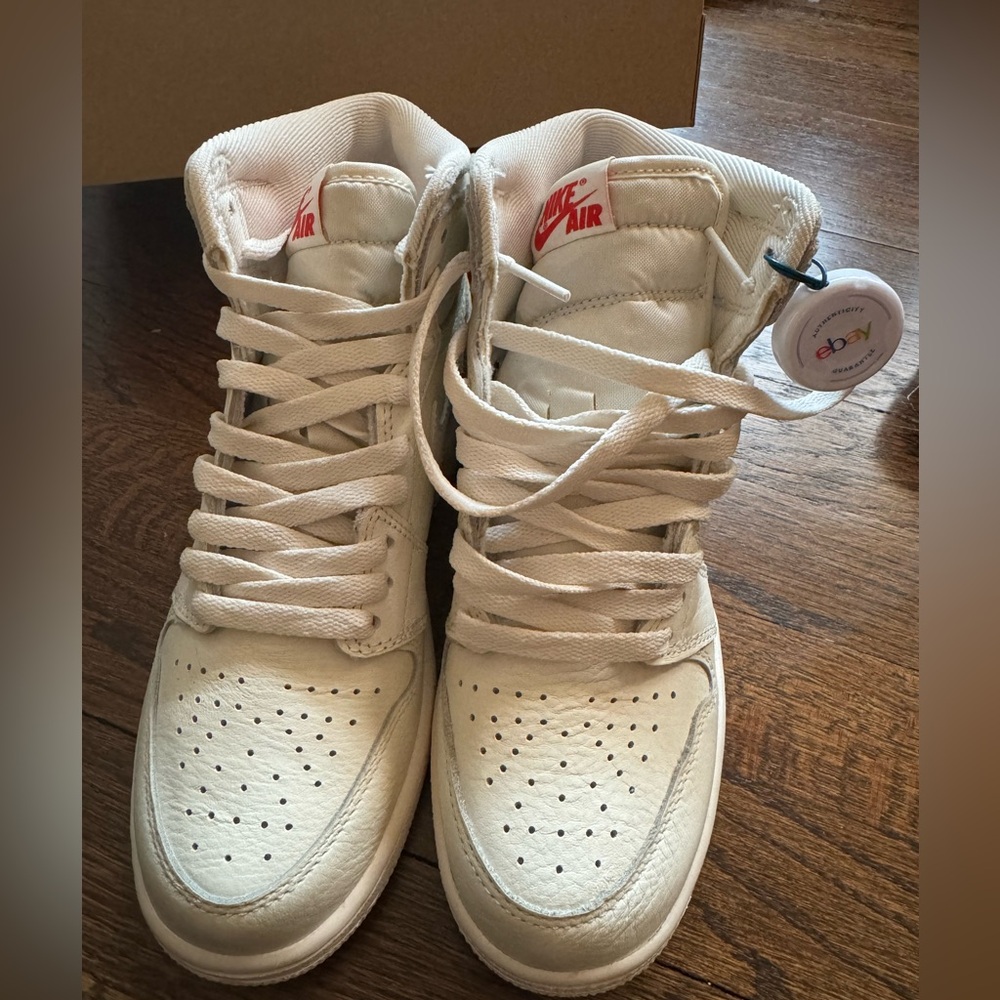 Size 4.5 - Air Jordan 1 Brand New Sail Women’s